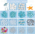 PH PandaHall 406pcs Ocean Jewelry Making Kit Starfish Seashell Beads Synthetic Turquoise Beads Tortoise Fish Beads Cowrie Shell Beads for Summer B...