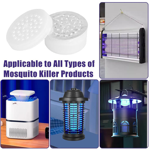 2024 Upgraded Insect Trap Octenol Pest Lures, 4PCS Mosquito Lure Refill Cartridge for Bug Zapper, Lasts 180 Days, Universal Fit for Indoor & Outdo...