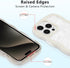 XIZYO for iPhone 12 Pro Max Case, Cute Floral Rose Wavy Curly Wave Frame Clear Aesthetic Phone Case for Women Girls, Slim TPU Shockproof Protectiv...