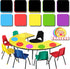 10 Pack Erasers Dry Erase Magnetic, 5 Bright Colors | Colors Match Table Spots and Table Dots | Whiteboard, White Board, Teachers, Classrooms...
