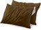 Utopia Bedding Waterproof Pillow Protector Zippered (2 Pack) Standard Mocha – Pillow Encasement 20 x 26 Inches...