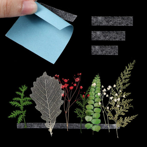 CABAX 4 Rolls Double-Sided Tape Adhesive Sticky Tapes for Scrapbooking, Photos, Invitation Cards, Paper, DIY Crafts and Office School Stationery S...