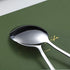 Kyraton 4-Piece Stainless Steel Serving Utensil Set - 2 Serving Spoons and 2 Slotted Spoons...