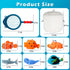 No Hole Mold Free Bath Toys for Toddlers 1-3, Water Toys for 6-12 Months Infants with Storage Bag, Baby Shark Toys for Pool, Bathtub, Beach, Showe...