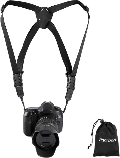 Camera Harness Strap,Cross Shoulder Quick Release Straps for Binoculars, Rangefinders,Harness Strap Compatible with Canon, Nikon, Sony and DSLR SL...