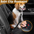 3 Piece Set Dog Seat Belt Retractable Dog Car Seatbelts Adjustable Pet Seat Belt for Vehicle Headrest Restraint Adjustable Heavy Duty & Elastic & ...