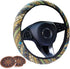3 Pack Boho Steering Wheel Cover with Car Cup Holder Coasters Universal Baja Hippie Bohemian Style Steering Wheel Covers Cute Car Steering Wheel C...