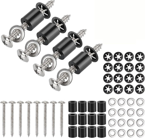 43 Set (172Pcs) Pegboard Mounting spacers and screws Kit, Peg Boards Installation Hardware Accessories. Include Sturdy Screws, Spacers,Washers and...