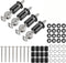 43 Set (172Pcs) Pegboard Mounting spacers and screws Kit, Peg Boards Installation Hardware Accessories. Include Sturdy Screws, Spacers,Washers and...