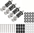 43 Set (172Pcs) Pegboard Mounting spacers and screws Kit, Peg Boards Installation Hardware Accessories. Include Sturdy Screws, Spacers,Washers and...