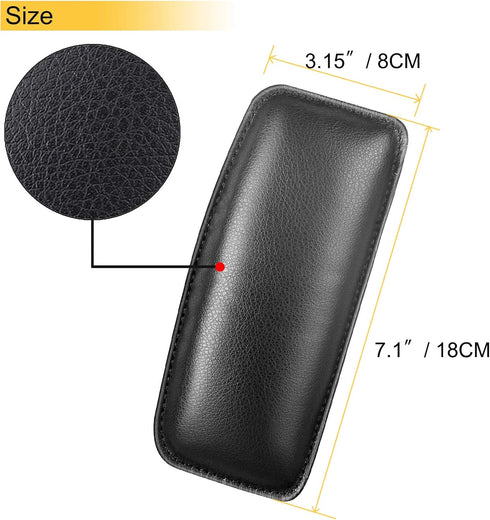 4 Pack Soft Leather Car Center Console Knee Leg Elbow Cushion Pad, Car Knee Cushion Elbow Pillow Thigh Support Comfort Pillow...