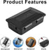 Hard Carrying Case for Flipper Zero, Flipper Zero Bumper Protective Cover, Mesh Pocket fit Cable, Black (Case Only)...