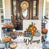 Fall Welcome Garden Flag 12.5 x 18 Inch, Pumpkins Double Sided Small Decorative Flag for Outside Yard Lawn Outdoor Decoration GB057-12...