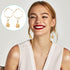 32 Pcs Hoop Earrings Finding, Hypoallergenic Alloy Round Earring Hoops for Jewelry Making, Gold Silver Open Beading DIY Earrings Craft Art Accesso...