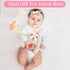 HAPTIME Baby Bunny Musical Toys, Newborn Girl Soft Plush Stuffed Animal, Infant Light Music Tummy Time Toy, 1st Birthday Baby Girl Shower Gift for...