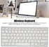 Multi-Device Slim Portable Bluetooth 3.0 Keyboard, 11 Kind of Language 78 Keys Ultra Slim Keyboard for/Windows/Android(Russian)...