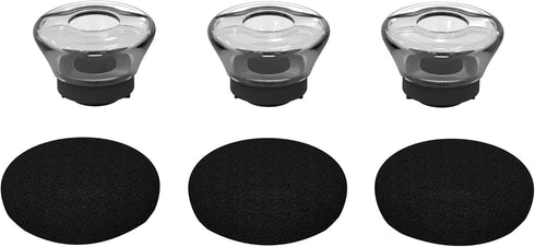 3X Voyager 5200 Ear Tips Replacement,Ultra Comfort Silicone Voyager Legend Eartips with in-Ear Foam for Plantronics Ploy Voyager 5200 5220 5210 Se...