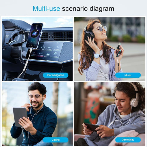2PCS USB C to Headphone Jack, Premium USB C to 3.5mm Audio Adapter, Compatible with Samsung S20/S20+/S20 Ultra, Pixel 4/+ 4XL, and More USB C Devi...