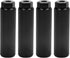 4 Pcs Aluminum Alloy Bike Foot Pegs Fit 3/8 Inch Axles Bicycle Foot Pegs Black Bike Pegs...