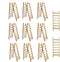 Honbay 20PCS Wooden Mini Ladders Fairy Garden Accessories for Dollhouse Decor...