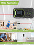 Laser Measure, 165ft Laser Distance Meter with Bubble Levels and Black LCD Display for Pythagorean Mode, Measuring Distance, Area, Volume...