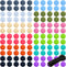 120 Pcs Silicone Round Bead, MaehSab 12mm Silicone Beads Bulk with 5 Meters Elastic Beaded Rope, Silicone Beads Making Kit for Necklace Bracelet K...