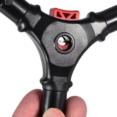 3 in 1 F Plug Coaxial Compression Tool F Head RG59 RG6 Connector Coax Cable Stripper Coaxial Installation Fitting Tool for Digital TV...