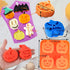 Pumpkin Silicone Mold Halloween Cake Mold 5 PIECE Chocolate Molds Silicone with Ghost Pumpkin Bat & Witch Hat Cookie Molds for Candy Gummy Jello I...