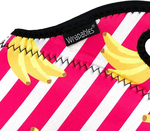 Wrapables® Insulated Neoprene Lunch Bag, Bananas...