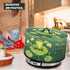 Green Dust Covers for Kitchen Appliances Frog Lotus Leaf Crock Pot Cover Slow Cooker Dust Cover Dustproof Kitchen Decor Assecories Protective Cove...