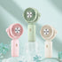 QearFun Handheld Lanyard Fan, Mini USB Fan Battery Rechargeable, Pocket Fan Portable with 3 Speeds, 180° Rotation, Small Makeup Fan for Girls Wome...