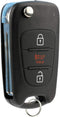 KeylessOption Keyless Entry Car Remote Flip Ignition Key Fob for 2011-2013 Kia Soul 2012-2013 Kia Sportage...