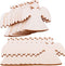 Pack of 50 Wooden Crafts to Paint 3 inch Christmas Tree Hanging Ornaments Unfinished Wood Cutouts Christmas Decoration DIY Crafts (Wooden Angel Cu...