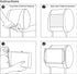 Car Headrest Holder Car Headrest Mount Silicon Holder for 7-10 Inch Fire Tablets...