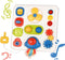 Montessori Busy Board for Toddler Baby Sensory Board with Music and Light,Activity Board for Fine Motor Skills,Baby Busy Board Travel Sensory Toy,...