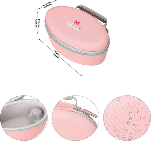 Mchoi Hard Carrying Case Suitable for Sharper Image SI-755 Mini Steam Iron, Waterproof Shockproof Mini Iron Travel Protective Case, Case Only...