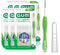 GUM Proxabrush Go-Betweens - Tight - Interdental Brushes - Soft Bristled Dental Picks for Plaque Removal Health - Safe for Braces & Dental Devices...