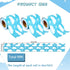 99 ft Blue Sky White Clouds Bulletin Board Borders,Scalloped Bulletin Board Trim for Blackboard Whiteboard Classroom Border Decor (3 Rolls)...