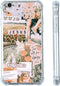 Christian Aesthetic Collage Case for iPhone 7/8/SE 2020, Christian Faith Positivity Motivational Jesus Graphic Case for Women Men, Unique Trendy S...