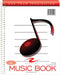 Roaring Spring Music Wire Bound Notebook, 12 Staves of Music Lines, 11" x 8.5", 32 Sheets Heavyweight Smooth White Paper (Pack of 1)...