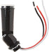 Outdoor Conduit Lighting Control with Photocell and Swivel Mount (Hardwired, Black), Photocell Light Sensor for Outdoor Lighting, Defiant Outdoor ...