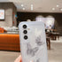 SUYACS WEDO for Samsung Galaxy A15 6.5" Phone Case Cute Butterfly Case Aesthetic Animal Pattern Clear Cover for Women Soft Silicone Shockproof Pro...