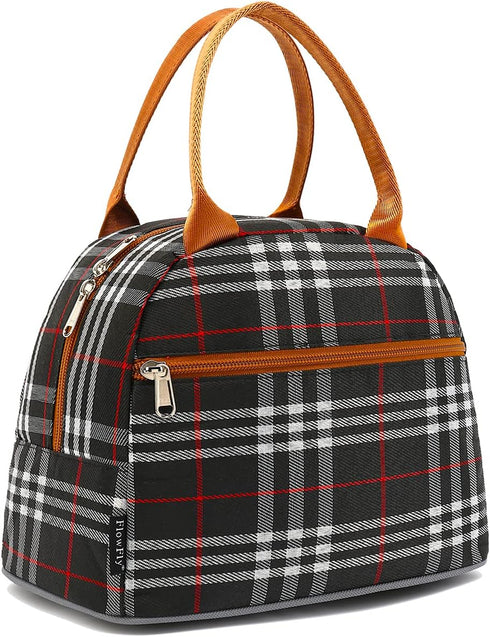 FlowFly Insulated Lunch Cooler Bag - Tote Bag Organizer for Women/Men, W&B...