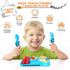 Toddler Plates - Toddler eating Utensil set with Spoon Fork and Removable Straw - Construction theme Toddler Utensils - Baby Plates Feeding set - ...