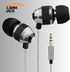 Betron B25 Earphones, Noise Isolating in-Ear Wired Headphones with Strong Bass, Tangle-Free Cord, Lightweight, Carry Case and Soft Earbud Tips (Bl...