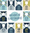 Baby Boy Closet Clothing Dividers/Closet Organizer for Baby Clothes Newborn to 4T / 4" x 6" Boy Nursery Clothes Size Dividers...
