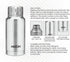 Milton Insulated Water Bottle 5.4 oz (160 ml) Stainless Steel Double walled vacuum flask Hot and Cold Drinks, Leak-Proof Simple Screw Lid, Office,...