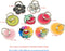 Crystal Flower Fruit Shape Ring Stent 360°Rotation Finger Ring Grip Cell Phone Ring Holder Stand (Strawberry)...