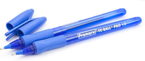 Promarx BP66-BF1P06-48 TC Ball Pro Grip Stick Pen, 1.0 mm, Blue Ink, 6-Count...