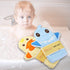 2 Pieces Baby Bath Mitt Washcloths with Cute Animal Designs Yellow Duck Shark Towel Gentle Soft Scrub for Toddler Bath and Shower...